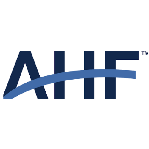 The AHF logo displayed alongside Hemlock Flooring & Tile branding, representing their partnership in laminate flooring, wood flooring, and tile solutions. The image highlights integrity and professionalism through collaboration with a trusted flooring partner.